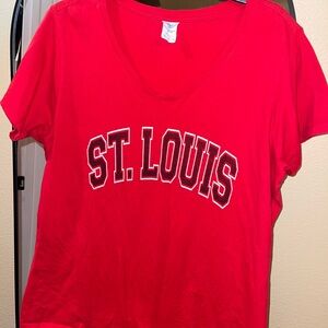 St. Louis Red Women's Short Sleeve Tee